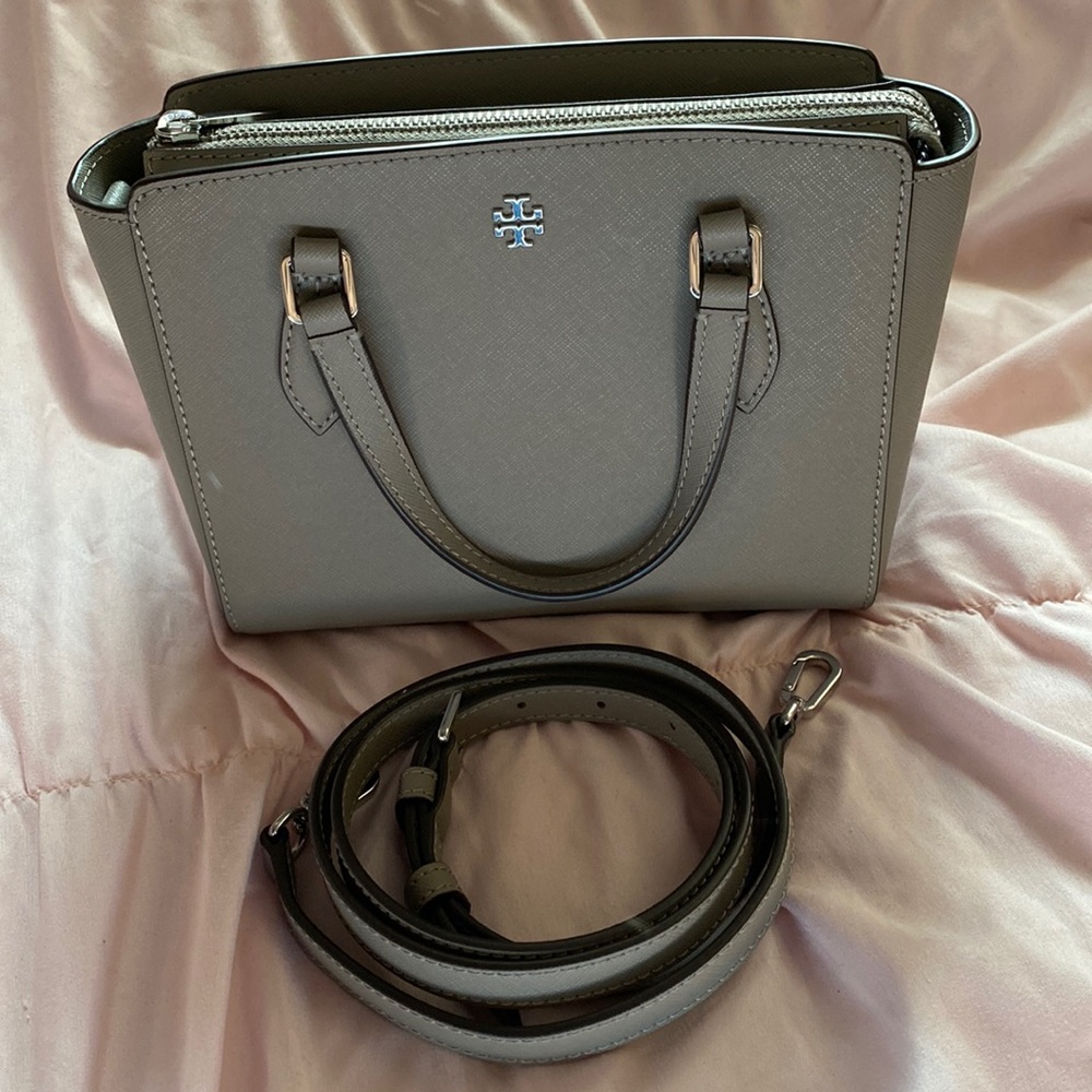 Tory Burch Gray Crossbody Bag